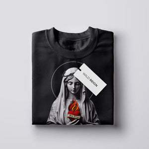 VIRGIN MARY ADULT LS TEE