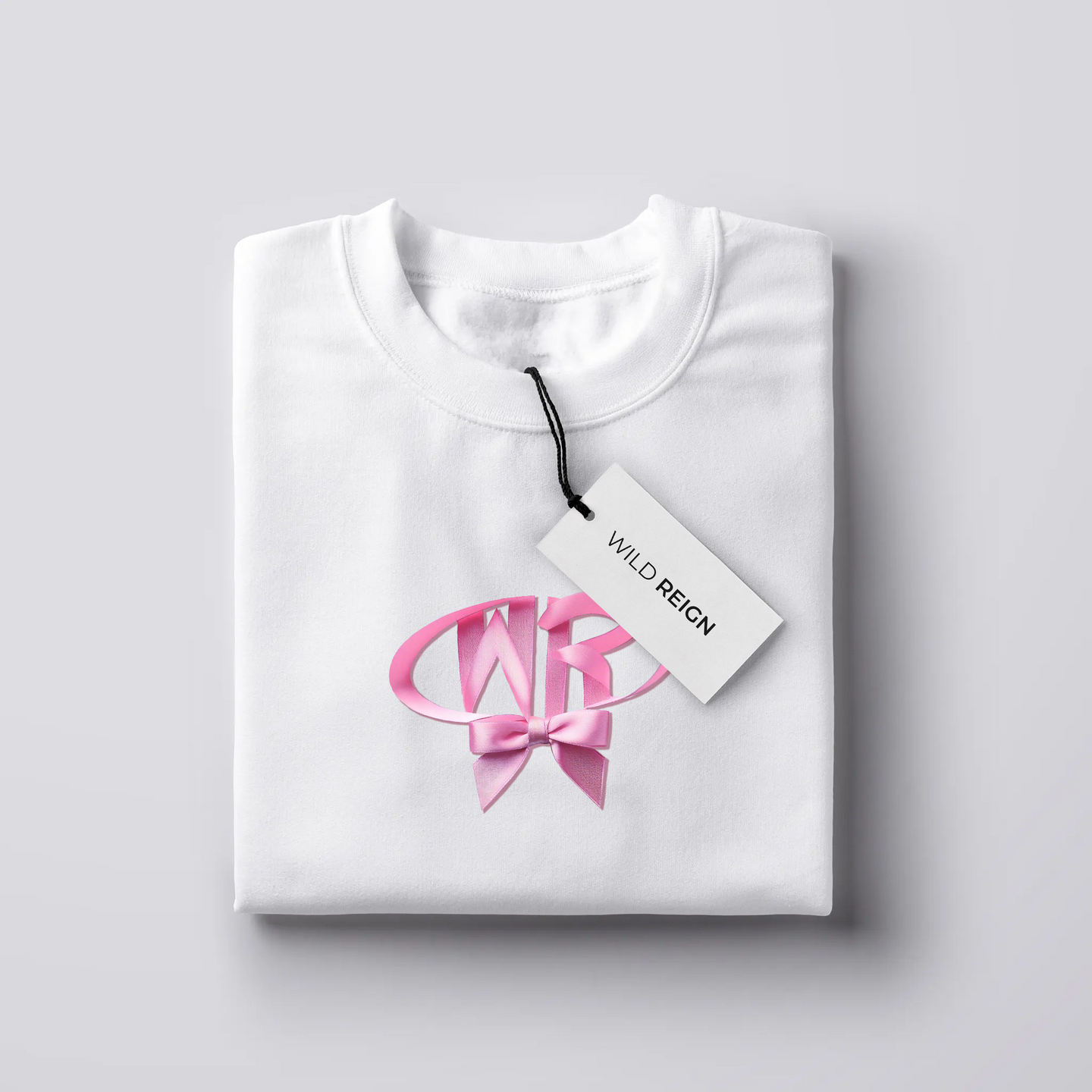 PINK BOW ADULT TEE