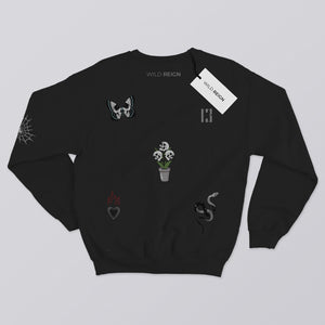 PATCHWORK TATTOO SWEATSHIRT