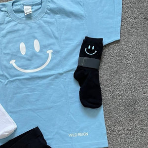 COLOURED SMILEY TEES